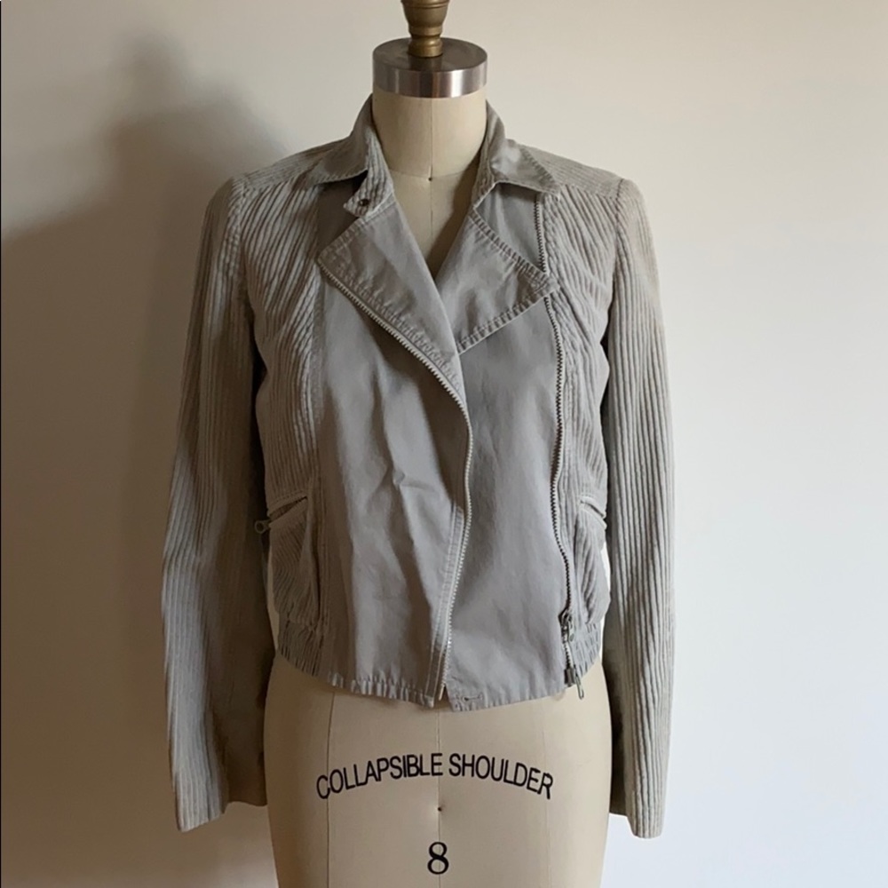 Armani exchange motorcycle style jumper, size XS